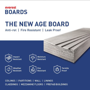 Everest Cement Fibre Board in Pune - Sai Sales Corporation